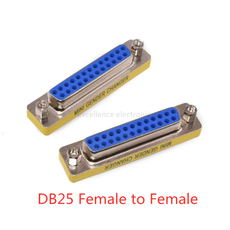 1PCS Mini Gender Changer Adapter DB9/DB15 VGA Male to Female/Male to Male/Female to Female RS232 Serial Plug Com Connector