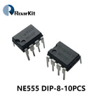10/20/30PCS New NE555 NE555P NE555N 555 Timers DIP-8 8 Pin DIP Sockets /SOP-8 SMD NE555DR IC
