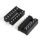 10pcs IC seat 6P/8P/14P/16P/18P/20P/24P/28P DIP IC Sockets Adaptor Solder Integrated Circuits Sockets Electronic Component