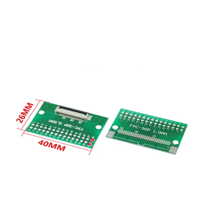 1PC FPC FFC to 2.54mm DIP PCB Adapter 0.5mm Pitch 6 8 10 12 14 20 30 40Pin SMT to Through Hole Connector for PCB Board Converter