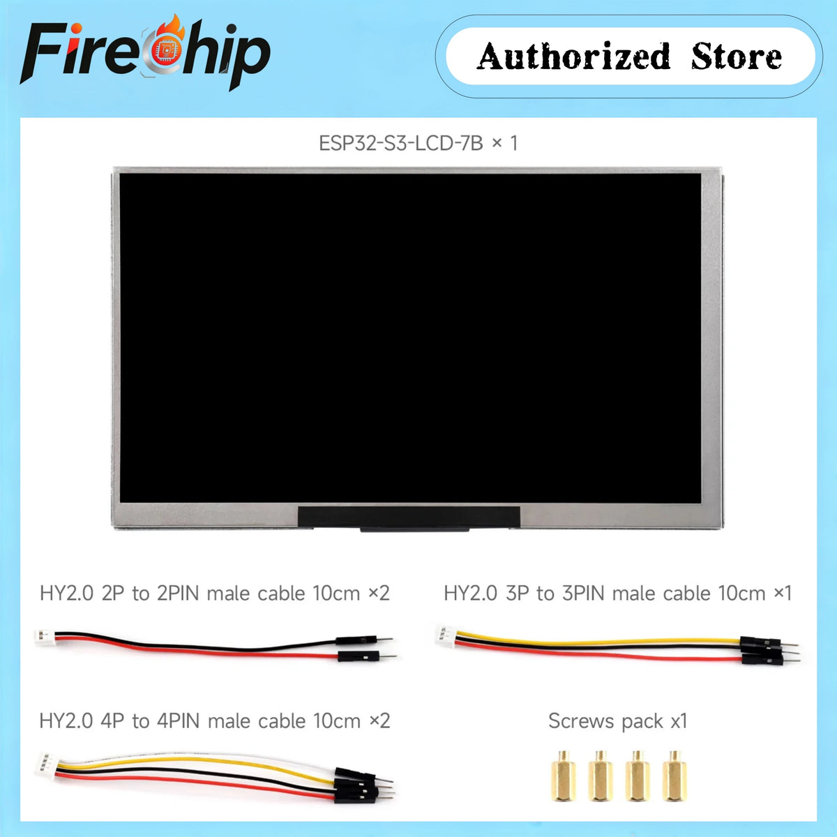 Waveshare ESP32-S3 7inch Display Development Board Type B,ESP32 with Display,1024×600,Optional for Touch,Supports WiFi&Bluetooth
