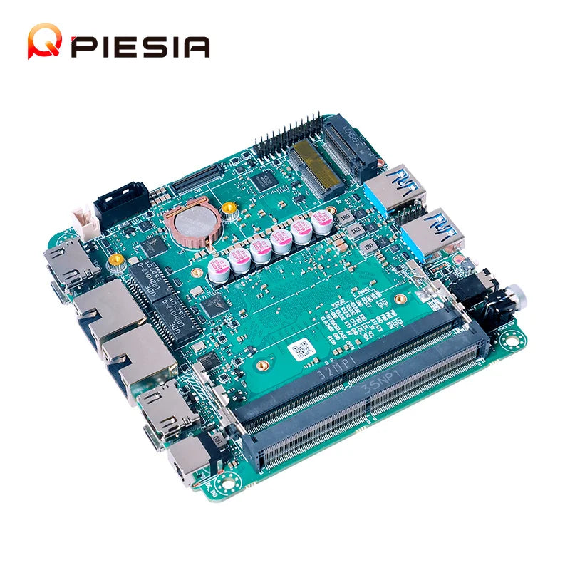 Piesia OEM AMD 7940HS 8845HS 7840HS 7735U 7535U Nuc PC Mainboard 2*DDR5 2 Lan 2*H-D/Type-C X86 Industrial Robot Motherboard