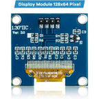 1-10PCS 1.3" OLED Display Module White/Blue Color Drive Chip SH1106 128X64 1.3 inch OLED LCD LED IIC I2C Communicate