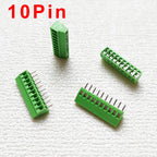 5/10pcs KF128 2.54mm PCB Mini Screw Terminal Blocks Connector for Wires KF128-2.54 2P 3P 4P 5P 6P 7P 8P 9P 10P 12P 16P Terminal
