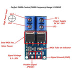 15A 400W MOSFET Trigger Switch Drive Module PWM Regulator Control Panel DC 5V-36V Electronic Switch Control Board for arduino