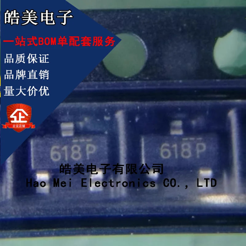 100PCS/LOT FDN5618P FDN5618 SOT23 618 MOS FET 60V 1.25A P channel Brand New Original