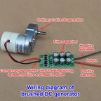 24V 3A Three-Phase Rectifier Bridge Small Generator Rectifier Board Brushless Brush DC Generator Filter Board Module