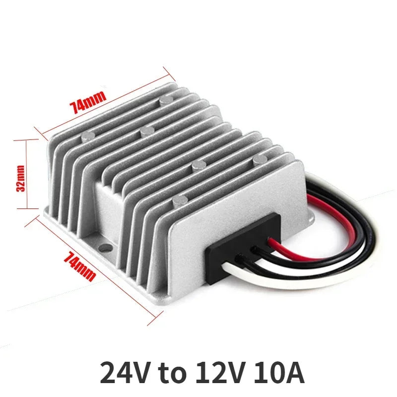24V to 12V 1A-60A Power Converter DC Step Down 24 Volt to 12 Volt Buck Module Buck Regulator Voltage Transformer
