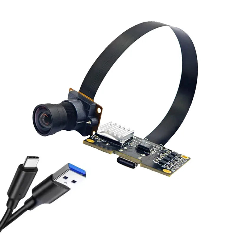 4000x3000 4K 12MP HD 1/2.3-inch IMX577 USB3.0 Camera Module PCB+FPC FF 100° UVC-compliant, Plug and Play MJPEG, YUV2 ,NV12,H264
