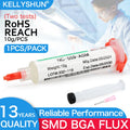 Flux 100% Original KELLYSHUN PCB Soldering Flux 10ml Needle Tube Welding Flux No-Clean Soldering Paste NC 559 558 652 Solder