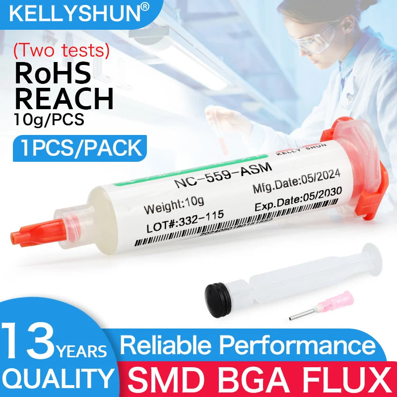 100% Original 100G Soldering Flux for Welding SMD Desoldering BGA Soldering Paste Flux, No-Clean Soldering Pcb Repair Welding