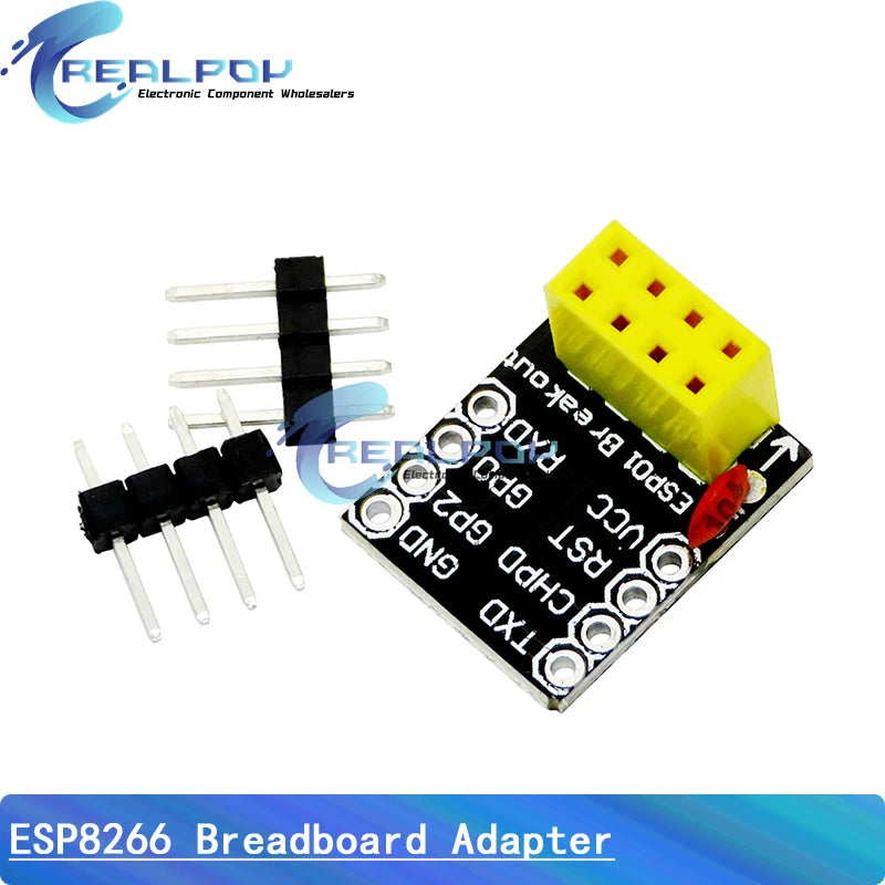 ESP8266 Breadboard Adapter for ESP-01 ESP-01S Model of the ESP8266 Serial To WiFi Transceiver Module Breakout UART Module