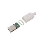 5/10Pcs Type C USB 3.1 Connector Welding Male Plug 24Pin DIY Data Cable Accessories Data line interface Black and White