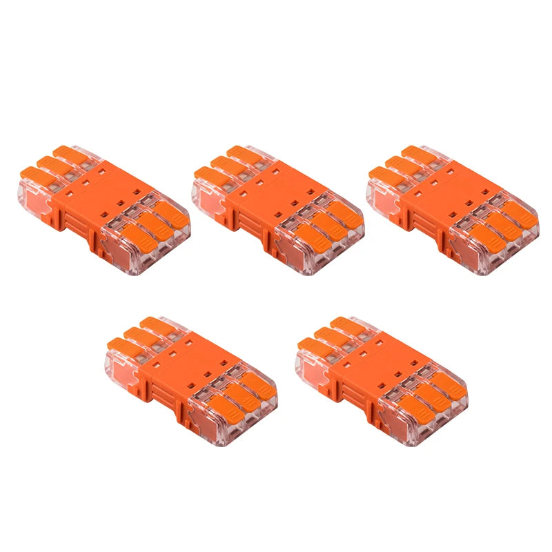 5Pcs Quick Lever Splicing Wire Connectors 2/3/4 Pins CMK642  Compact Plugable Male Female Terminals Universal Blocks