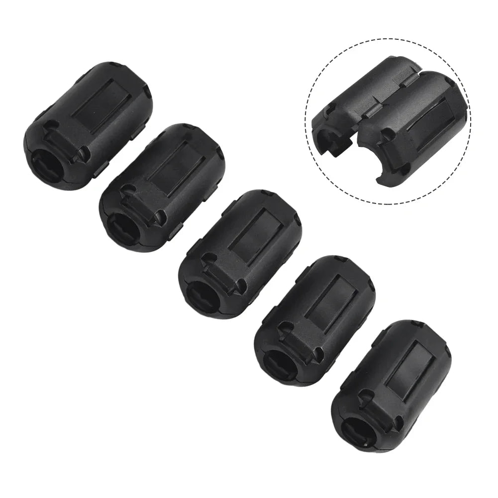 5PCS Toroidal Core Ferrite Noise Suppressor Filter Ring Cable Clip 3.5-13mm Bead Choke EMI RFI Singal Anti-jamming Noise Filter