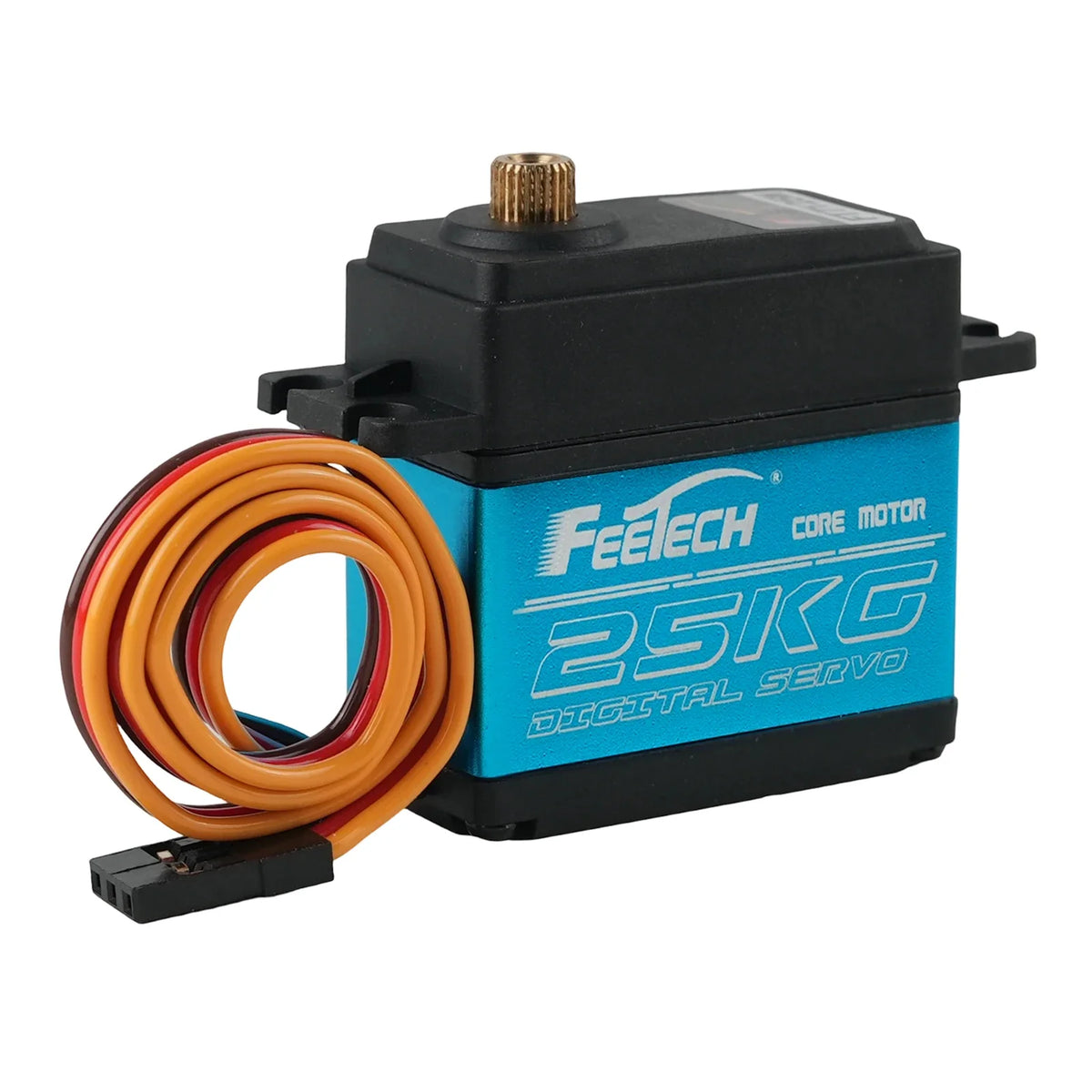 Feetech FT7125M 25kg Digital Servo Waterproof 180° Stainless Steel Metal Gear High Torque Motor for RC Baja Car Arduino DIY Boat