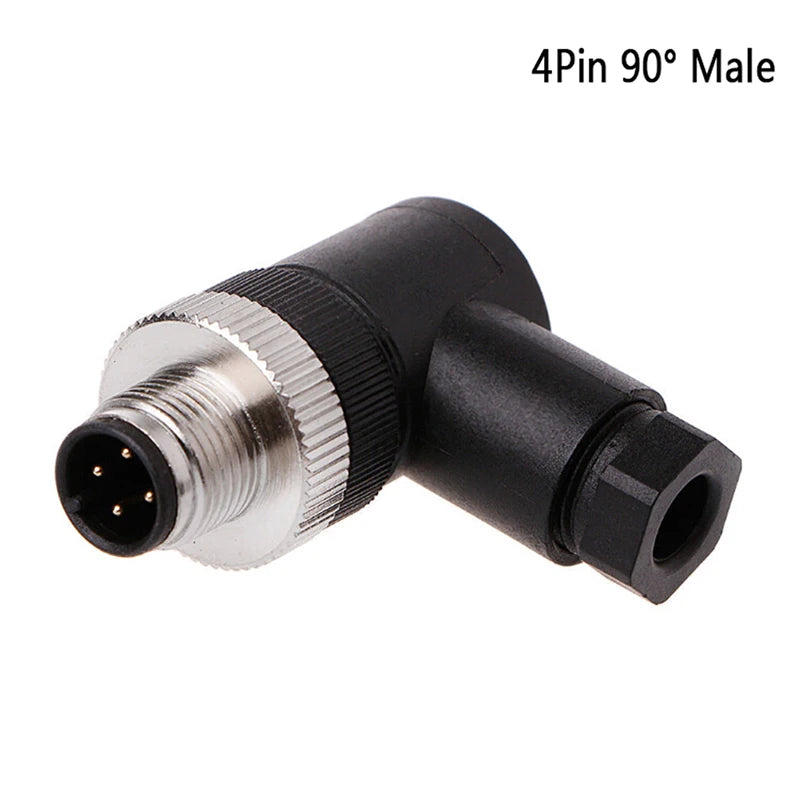 New 1PCS Waterproof Plug Aviation Plug M12 Connector Male And Female Plug Pin Hole 4 5 8 12 Core  3/4/5 Pin  M12 Sensor Connecto