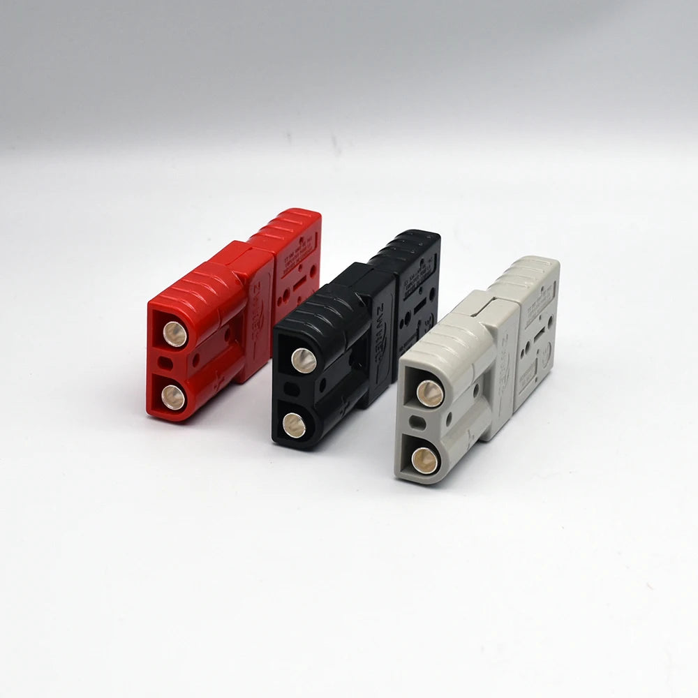 2PCS  50A 120A 175A 350A 600V Plug Cable Terminal Battery Power Connector Kit Quick Plug Battery Charging Connector