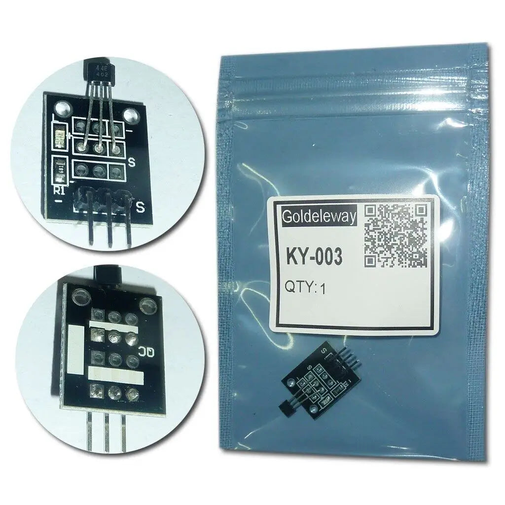 10 Pcs KY-003 Standard Hall Magnetic Sensor Module for Arduino AVR Smart Cars PIC Good KY 003 New