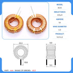 20mm 80-26 Iron powder core Toroidal inductor Wirewound inductor Iron powder core Magnetic ring inductor