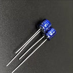 10pcs 10uF 16V ELNA CE-BP 5x5mm 16V10uF Bipolar Audio Capacitor BLUE