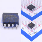 5pieces/Pack W25Q128JVSIQ 2.7V~3.6V 128Mbit Serial Flash Memory with Dual/Quad Spi 133MHz SOIC-8-208mil IC Chip 25Q128JVSQ