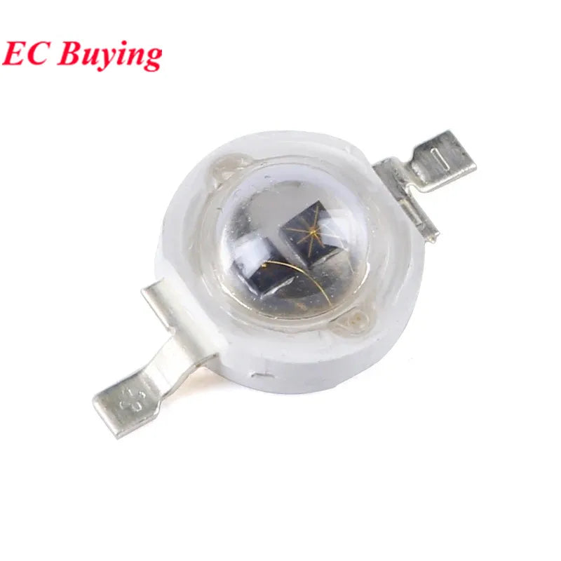 2-10Pcs 3W 5W 850nm 940nm 60 120 degree High Power Infrared LED Emitter CCTV Camera IR Emission Tube Diode for Security Black