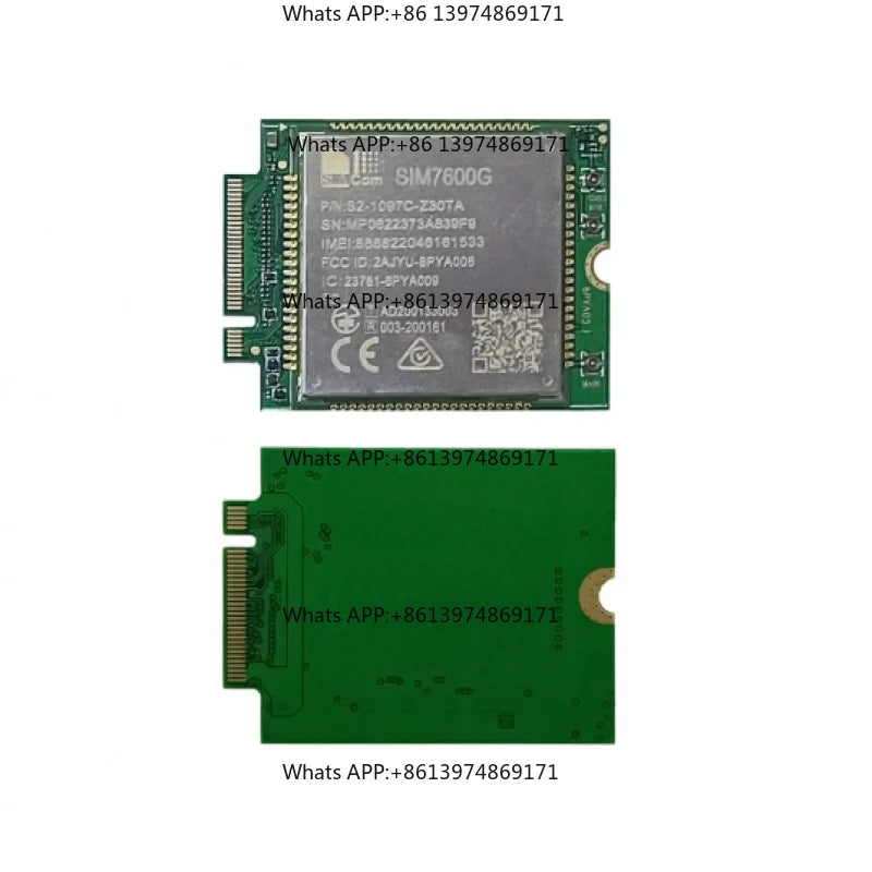 SIM7600G, SIM7600E, SIM7600E-L1C, SIM7600SA M.2 B-key interface modules
