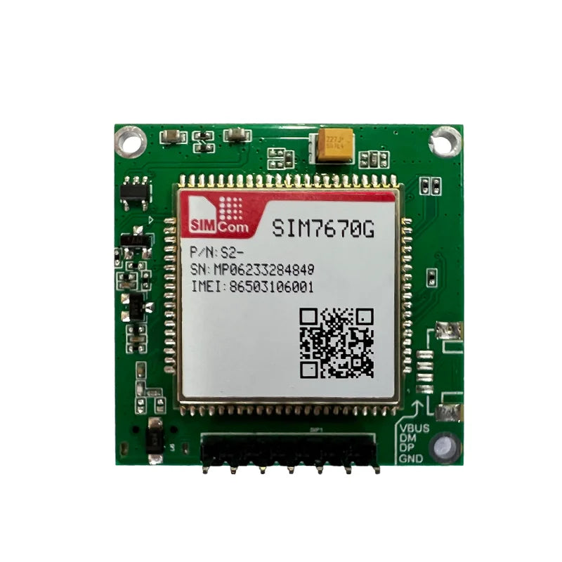 SIM7670G SIM7672G Development Core Board 4G+GNSS LTE CAT1 Module Global Bands Breakout Kit with Antenna Support LTE-FDD/LTE-TDD