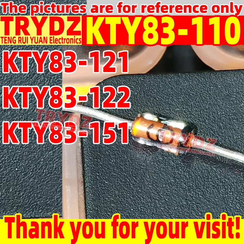 20-1pcs New KTY83-110 KTY83-121 KTY83-122 KTY83-151 Thermistor PTC Temperature Sensor Monocrystalline Silicon Diode Transistor