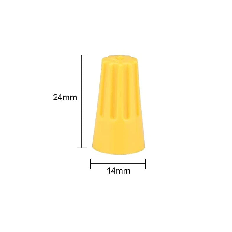 100Pcs~25pcs P1 P2 P3 P6 Colorful Wire Caps Electrical Connectors Screw Terminals With Spring Insert Twist Nuts Caps Connection