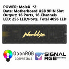 Nollie SignalRGB OpenRGB Universal Addressable 5V 3PIN ARGB Asynchronous Controller HUB For Computer PC Cooling Fans Light Strip