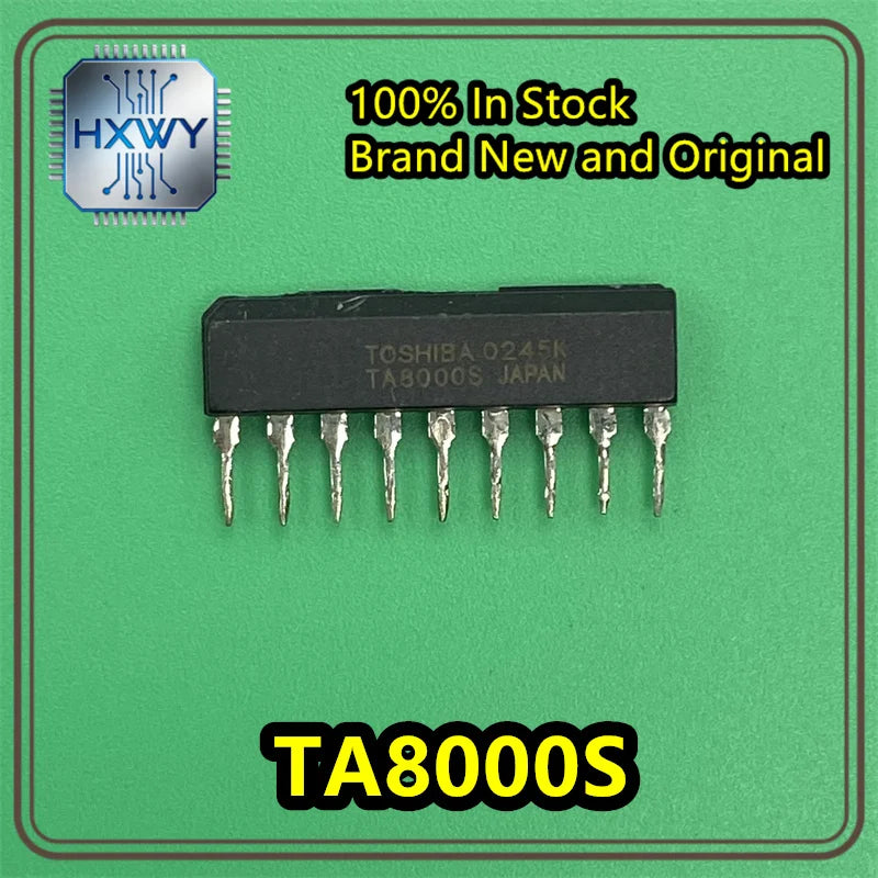(10/50 Pieces) TA8000S Through-hole SIP-9 Voltage Regulator with Watchdog Timer Brand New Original In Stock IC