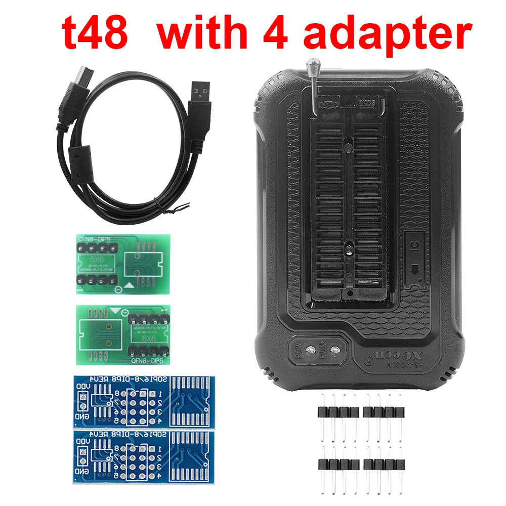 XGecu T48 (TL866-3G) Programmer Support 31000 ICs for SPI/Nor/NAND Flash BIOS MCU EEPROM AVR PIC+39 Part Replace TL866II/TL866CS