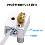 Ender 3 S1 Heater Cartridge Thermistor Sensor For Sprite Extruder Ender-3 S1 Pro/CR-10 Smart Pro 3D Printer
