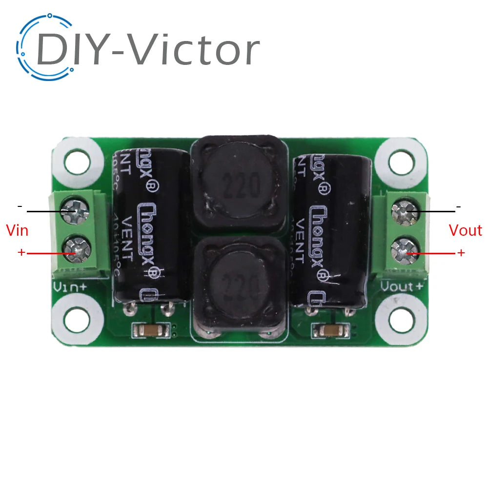 0-50V 2-4A DC Power Supply Filter Board Class D Power Amplifier Interference Suppression Board Car EMI Industrial Control Panel