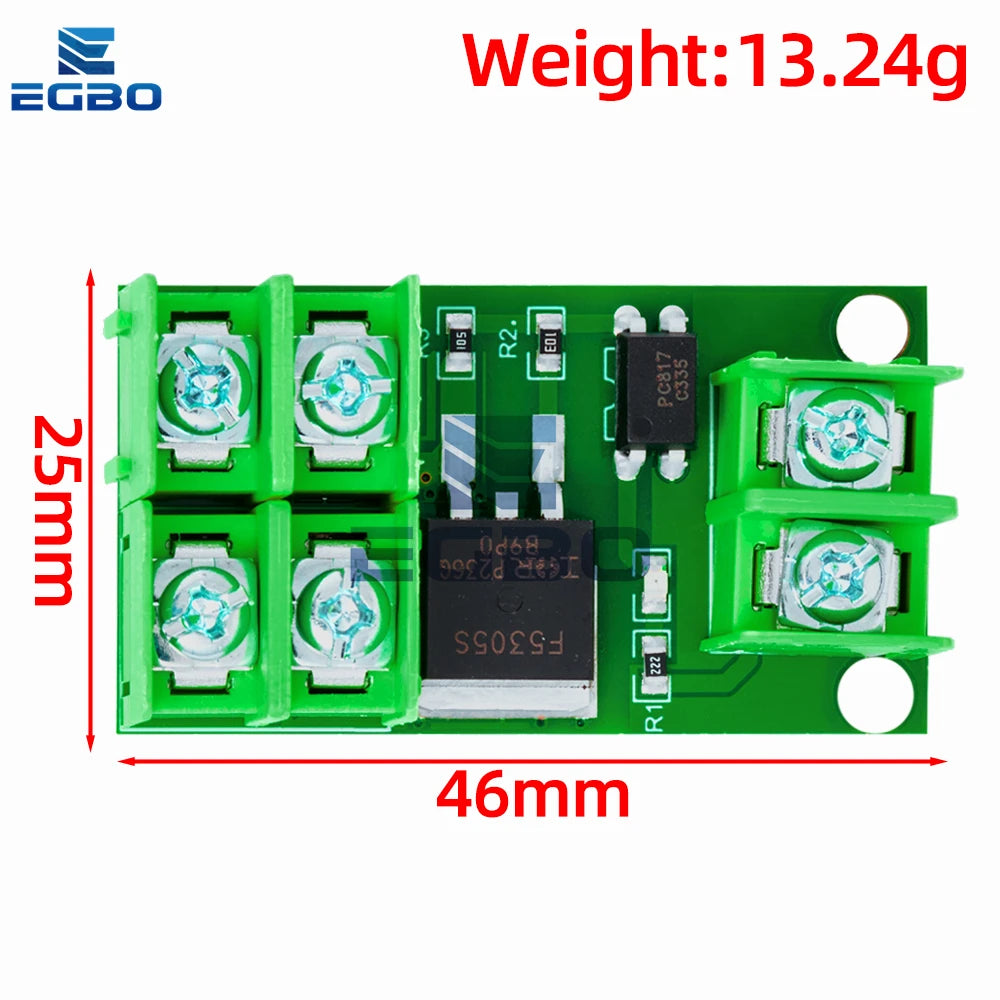 1PCS EGBO Electronic switch control board, pulse triggered switch module, DC controlled MOSFET optocoupler