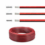 2 3 5 6 4Pin Electric Cable 22 20 18AWG PVC Tinned Copper Wire Electrical Wire For LED Strip Speaker Fan Lights Solar Panel DIY