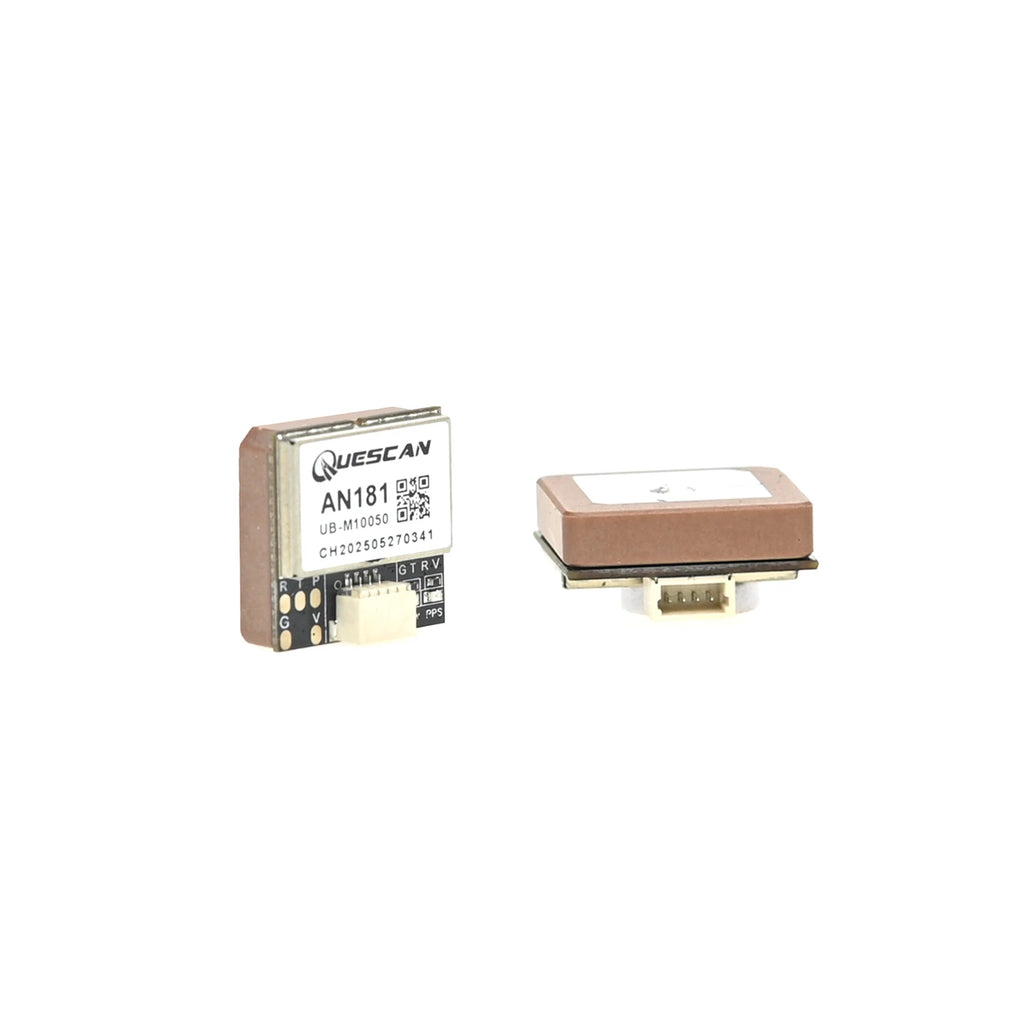 QUESCAN 18mm M10 GPS GNSS Module with Compass 25Hz GPS Galileo GLONASS BeiDou FPV Racing Car Drone Flight Controller GPS M10050