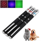 (Do not provide batteries) Green Red Laser Pointer Teaching Tool Pet Automatic Cat Toys Laser Focus Lazer Pen Combination