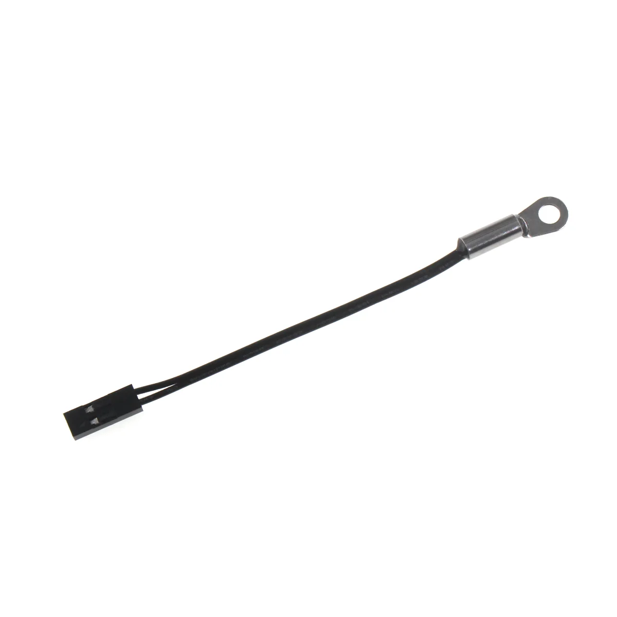 5PCS NTC thermistor 10K B3950 5x20 cylindrical epoxy resin ear wire fixed head negative temperature sensor
