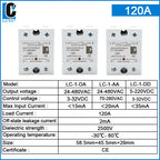LCTC SSR Relay DC TO AC DC TO DC AC TO AC Solid State Relay Single Phase 10A 25A 40A 60A 80A 100A 120A 200A 240A LC-1-DA/AA/DD