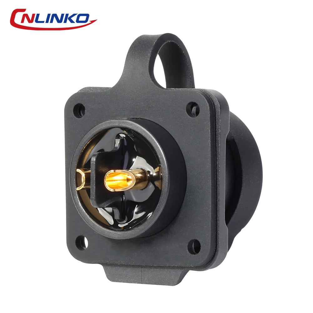 CNLINKO M20 PBT IP68 Waterproof Connector Upgraded LP20 2 3 Pin Circular Plug Socket Industrial Electrical Power Cable Connector