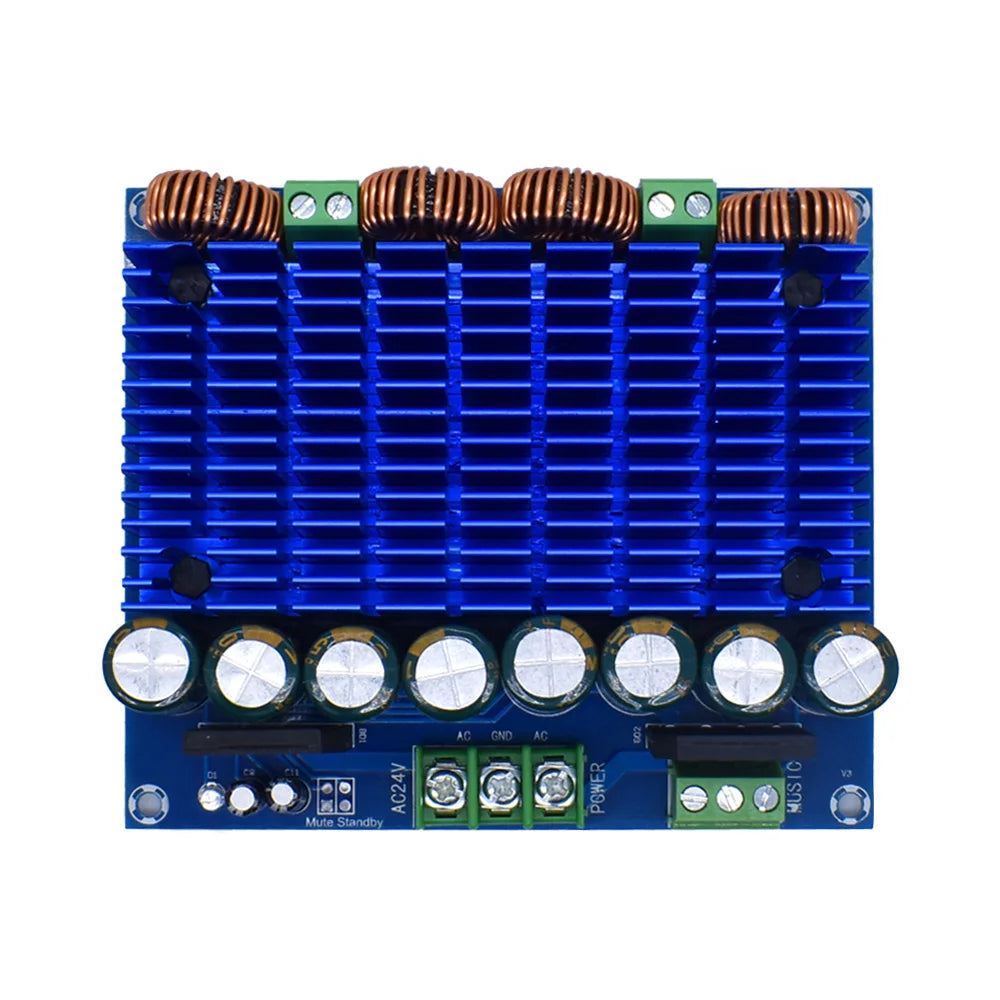 Ultra High Power Digital Amplifier Module AC 24V Stereo TDA8954TH Dual Chip 2x420W XH-M252 Digital Power Amplifier Board