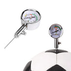 Soccer Ball Pressure Gauge Air Watch Or 3PCS Needle Football Volleyball Barometers Portable Air Release Valve Inflatable Tools