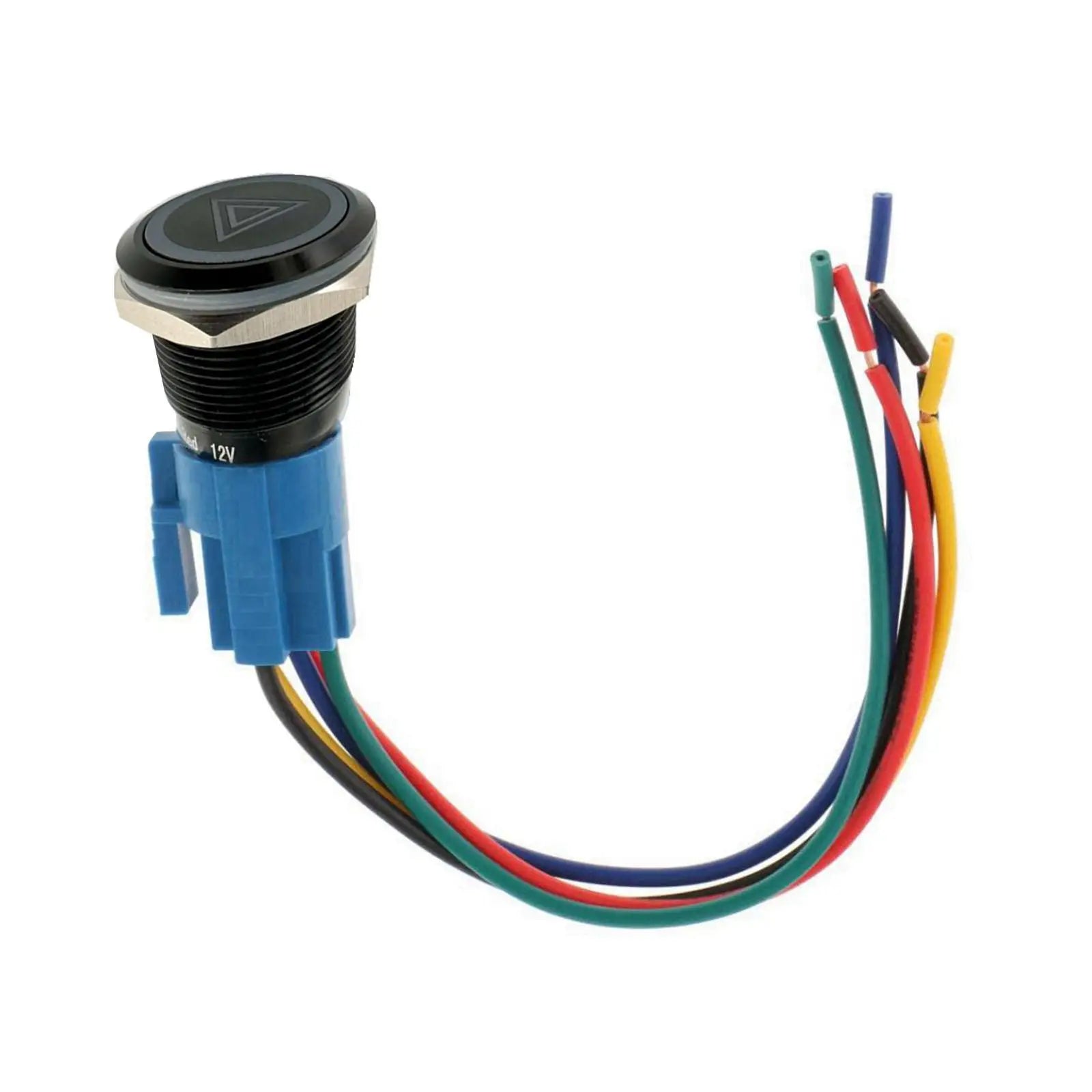 Warning Light Button Switch Emergency Hazard Warning Push Button Switch Car Emergency Light Switch Button for Car Motorcycle