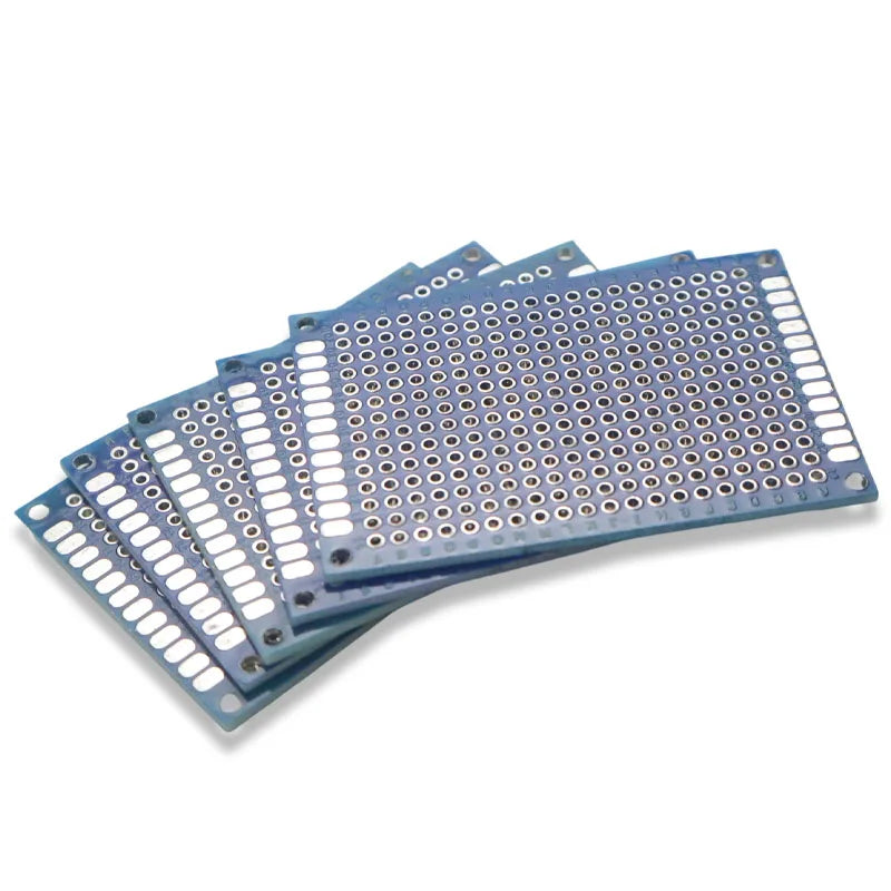 5/10Pcs Prototype BoardsBlue Circuit Perfboard 3x7cm 4x6cm 5x7cm 7x9cm Double Sided Circuit Boards DIY Electronic Kit  PCB New