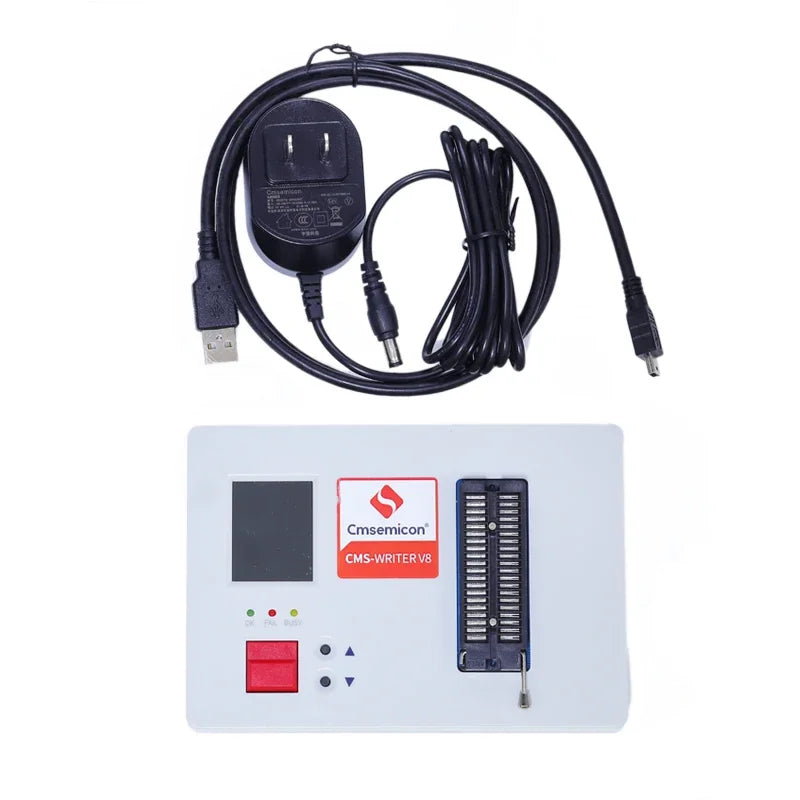 Original CMS-WRITER V8 medium micro 8051/A-R-M full series microcontroller offline burner