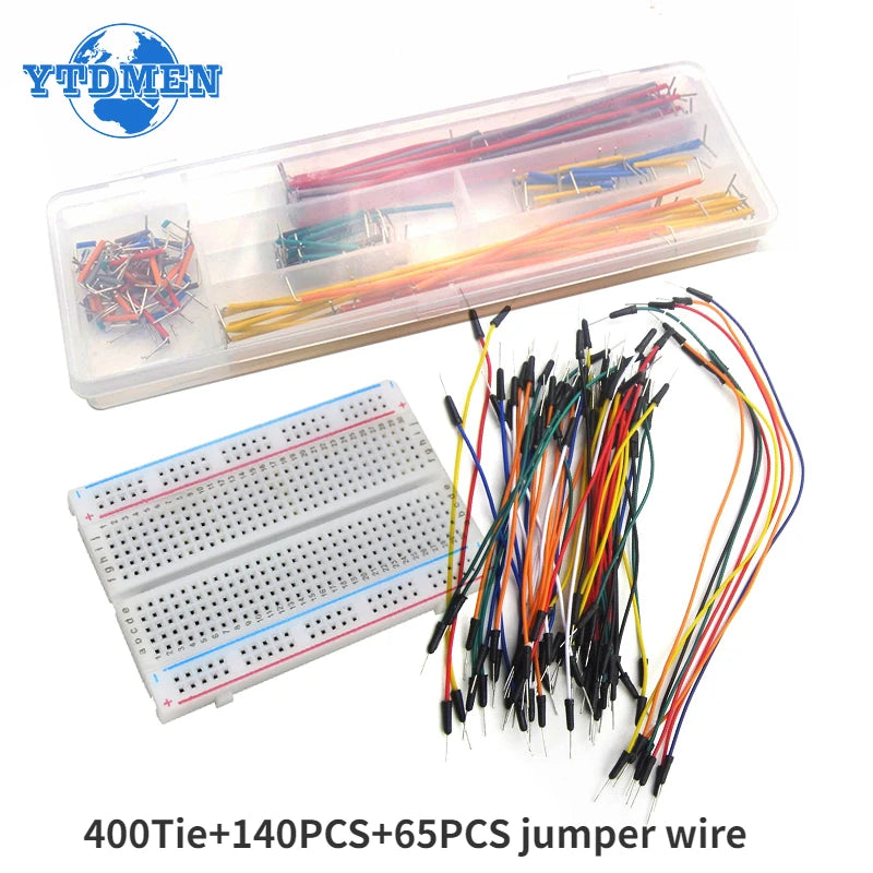 MB-102 Breadboard 400 830 Point Solderless PCB Bread Board Jumper Wire Cable Test Develop DIY for Arduino Kit