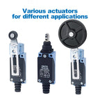 CNTD TZ-8166 Plunger Limit Switch SPDT 250VAC 6A with Coil Spring Rod IP65 Waterproof Industrial Micro Switch CE Certified